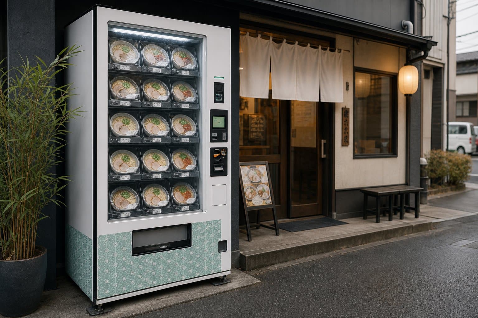 Ramen Vending Machines editorial image for Kyoto