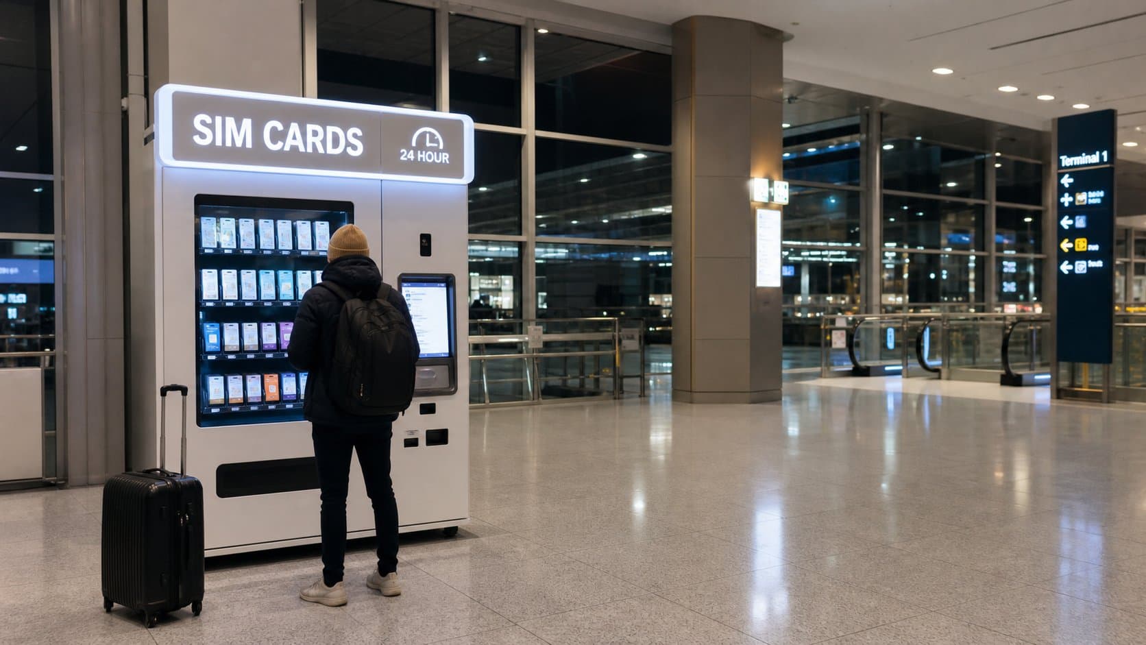 SIM Vending Machines editorial image for Osaka