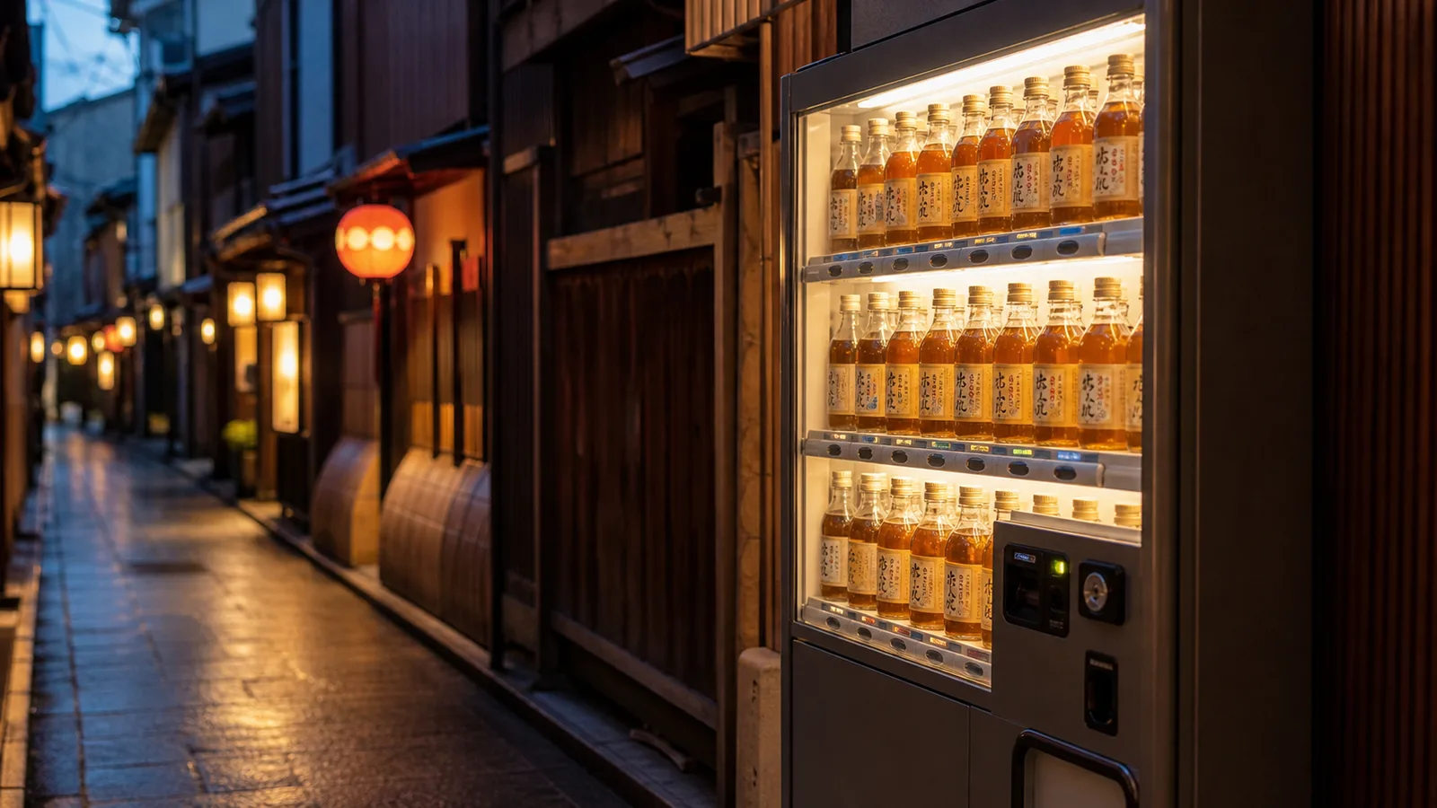 Regional Vending Machines editorial image for Kyoto