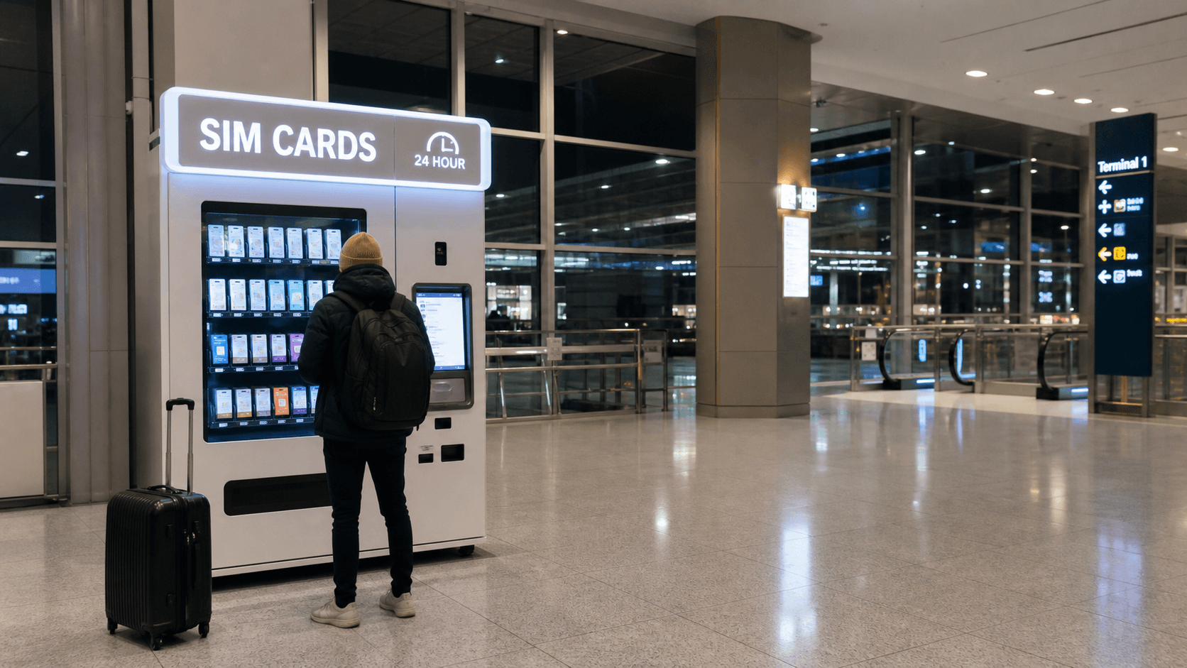 SIM Vending Machines editorial image for Osaka