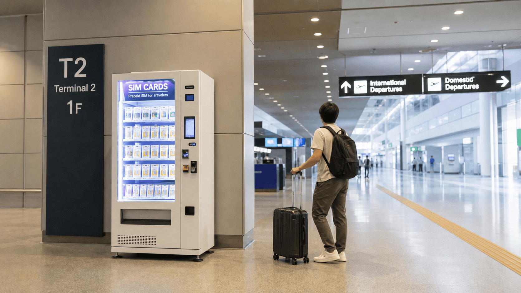 SIM Vending Machines editorial image for Osaka